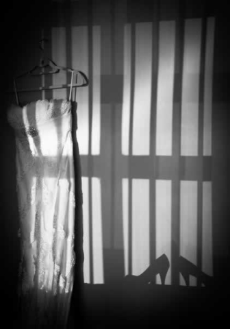 Stroudsmoor Country Inn - Stroudsburg - Poconos - Real Weddings - Wedding Dress With Silhouette Of Shoes