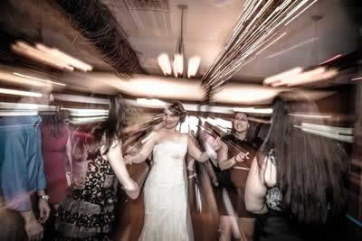 Stroudsmoor Country Inn - Stroudsburg - Poconos - Real Weddings - Bride With Guests