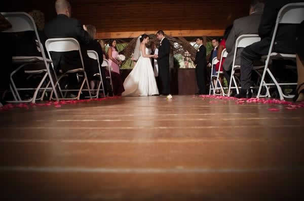 Stroudsmoor Country Inn - Stroudsburg - Poconos - Real Weddings - Bride And Groom Reciting Vows