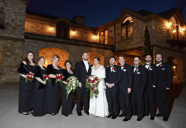 Stroudsmoor Country Inn - Stroudsburg - Poconos - Real Weddings - Bride, Groom, Bridesmaids, And Groomsmen