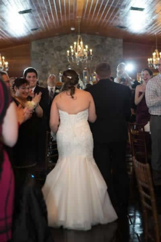 Stroudsmoor Country Inn - Stroudsburg - Poconos - Real Weddings - Bride And Groom Talking With Guests