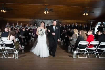 Stroudsmoor Country Inn - Stroudsburg - Poconos - Real Weddings - Bride And Groom After Ceremony