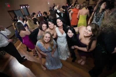 Stroudsmoor Country Inn - Stroudsburg - Poconos - Real Weddings - Bride With Guests