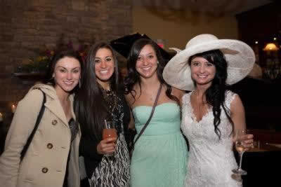 Stroudsmoor Country Inn - Stroudsburg - Poconos - Real Weddings - Bride With Guests