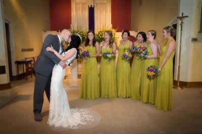 Stroudsmoor Country Inn - Stroudsburg - Poconos - Real Weddings - Bride And Groom Kissing