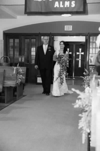 Stroudsmoor Country Inn - Stroudsburg - Poconos - Real Weddings - Father Walking Bride Down Aisle