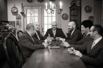 Stroudsmoor Country Inn - Stroudsburg - Poconos - Real Weddings - Groom With Groomsmen