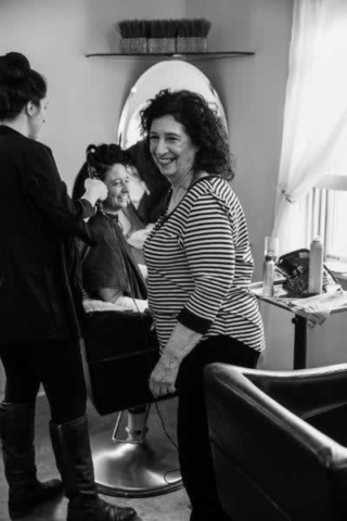 Stroudsmoor Country Inn - Stroudsburg - Poconos - Real Weddings - Bride With Hair Stylist