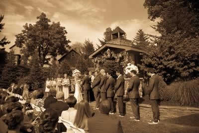 Stroudsmoor Country Inn - Stroudsburg - Poconos - Real Weddings - Bride, Groom, And Guests