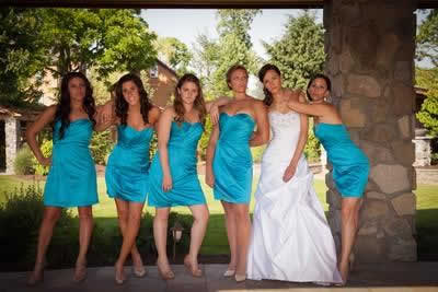 Stroudsmoor Country Inn - Stroudsburg - Poconos - Real Weddings - Bride With Bridesmaids