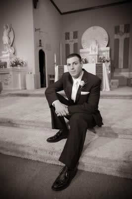 Stroudsmoor Country Inn - Stroudsburg - Poconos - Real Weddings - Groom In Chapel