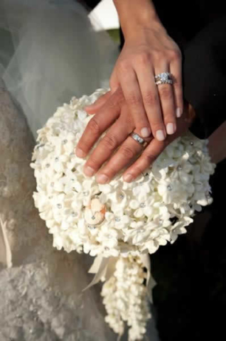 Stroudsmoor Country Inn - Stroudsburg - Poconos - Real Weddings - Bride And Groom Displaying Wedding Bands