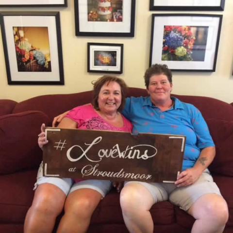 Stroudsmoor Country Inn - Stroudsburg - Poconos - Real Weddings - Contented Couple On Couch