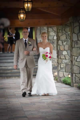 Stroudsmoor Country Inn - Stroudsburg - Poconos - Real Weddings - Bride With Dad