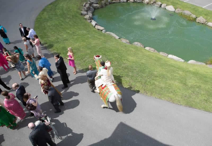 Stroudsmoor Country Inn - Stroudsburg - Poconos - Indian Wedding - Wedding Celebration Continues Outside