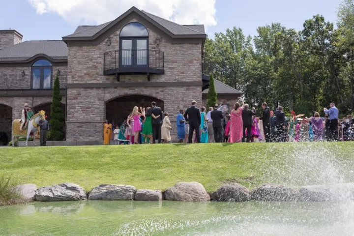 Stroudsmoor Country Inn - Stroudsburg - Poconos - Indian Wedding - Guests Celebrating