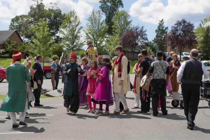 Stroudsmoor Country Inn - Indian Wedding - Family Joined Outside - Poconos
