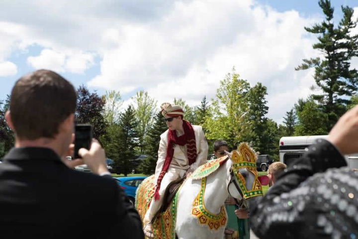 Stroudsmoor Country Inn - Stroudsburg - Indian Wedding - Poconos - Groom On Horse