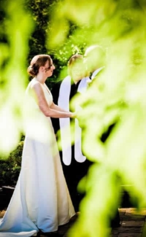 Stroudsmoor Country Inn - Stroudsburg - Poconos - Intimate Wedding - Bride And Groom Reciting Vows