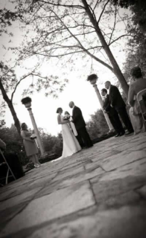 Stroudsmoor Country Inn - Stroudsburg - Poconos - Intimate Wedding - Bride And Groom Reciting Vows