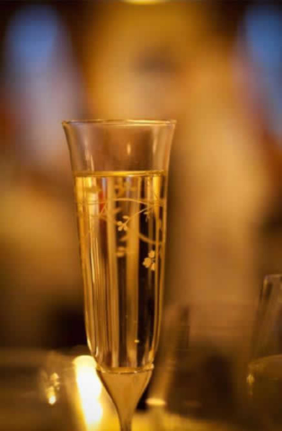 Stroudsmoor Country Inn - Stroudsburg - Poconos - Intimate Wedding - Filled Cocktail Glass