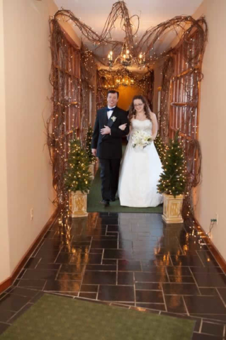 Stroudsmoor Country Inn - Stroudsburg - Poconos - Pocono Winter Wedding - Bride And Groom