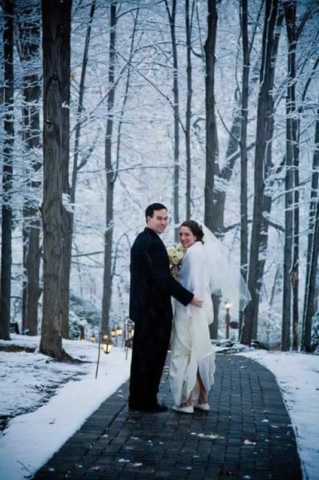 Stroudsmoor Country Inn - Stroudsburg - Poconos - Pocono Winter Wedding - Bride And Groom