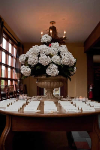 Stroudsmoor Country Inn - Stroudsburg - Poconos - Woodlands Outdoor Wedding - Table Placement Cards