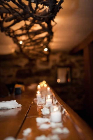 Stroudsmoor Country Inn - Stroudsburg - Poconos - Woodlands Outdoor Wedding - Table Setting