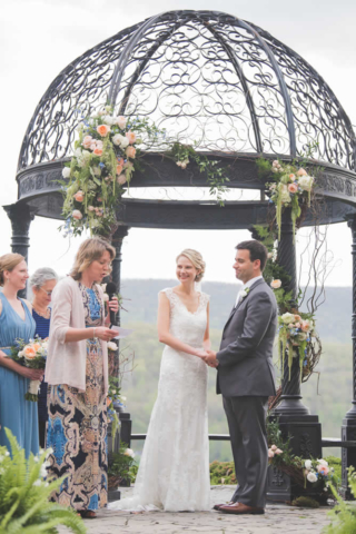 Wedding ceremony - couple at the alter