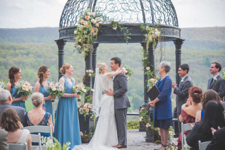 "You may kiss the bride"