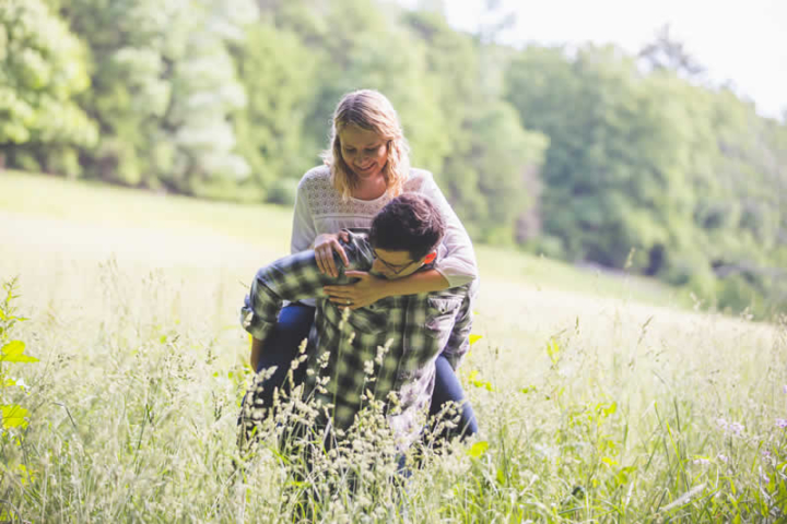 Real Pocono Weddings - Stroudsmoor Country Inn - Poconos Pennsylvania - Couple, piggy back ride