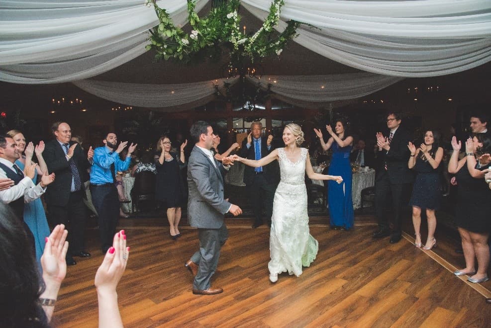 Wedding couple on the dance floor