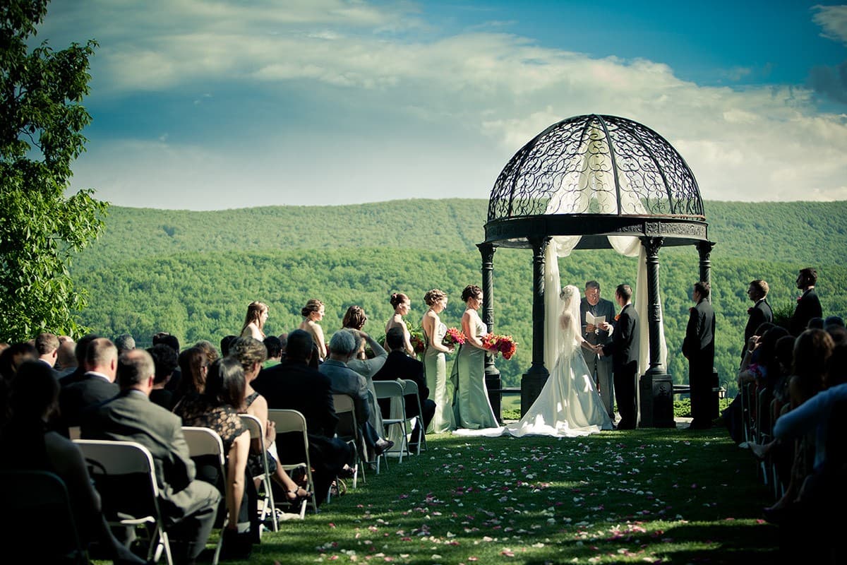 Wedding ceremony - couple getting married