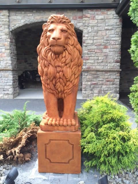 Lion statue