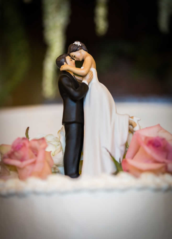 Wedding cake topper - wedding couple