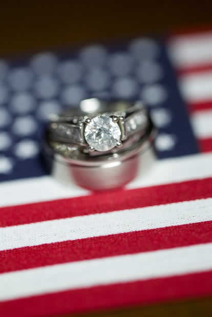 Rings on an American Flag