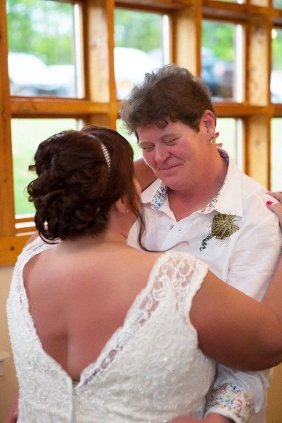 Wedding couple dancing