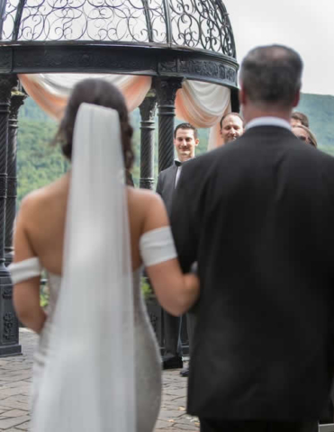 mauro-wedding-ceremony-fob-and-bride Wedding ceremony - outdoor wedding - Pocono wedding