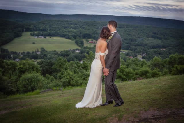 mauro-wedding-couple-overlooking-cherry-valley Wedding couple - outdoor wedding - Pocono wedding