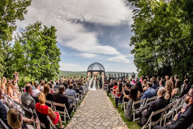 mauro-wedding-rc-ceremony-sky-capture Wedding ceremony - outdoor wedding - Pocono wedding