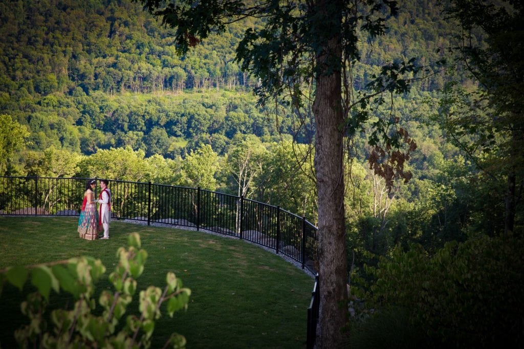 wedding couple kiss terraview