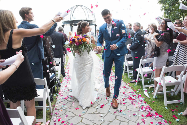 Wedding ceremony - outdoor wedding - Pocono wedding