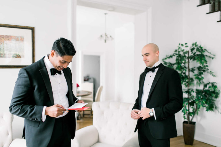 Groom and best man