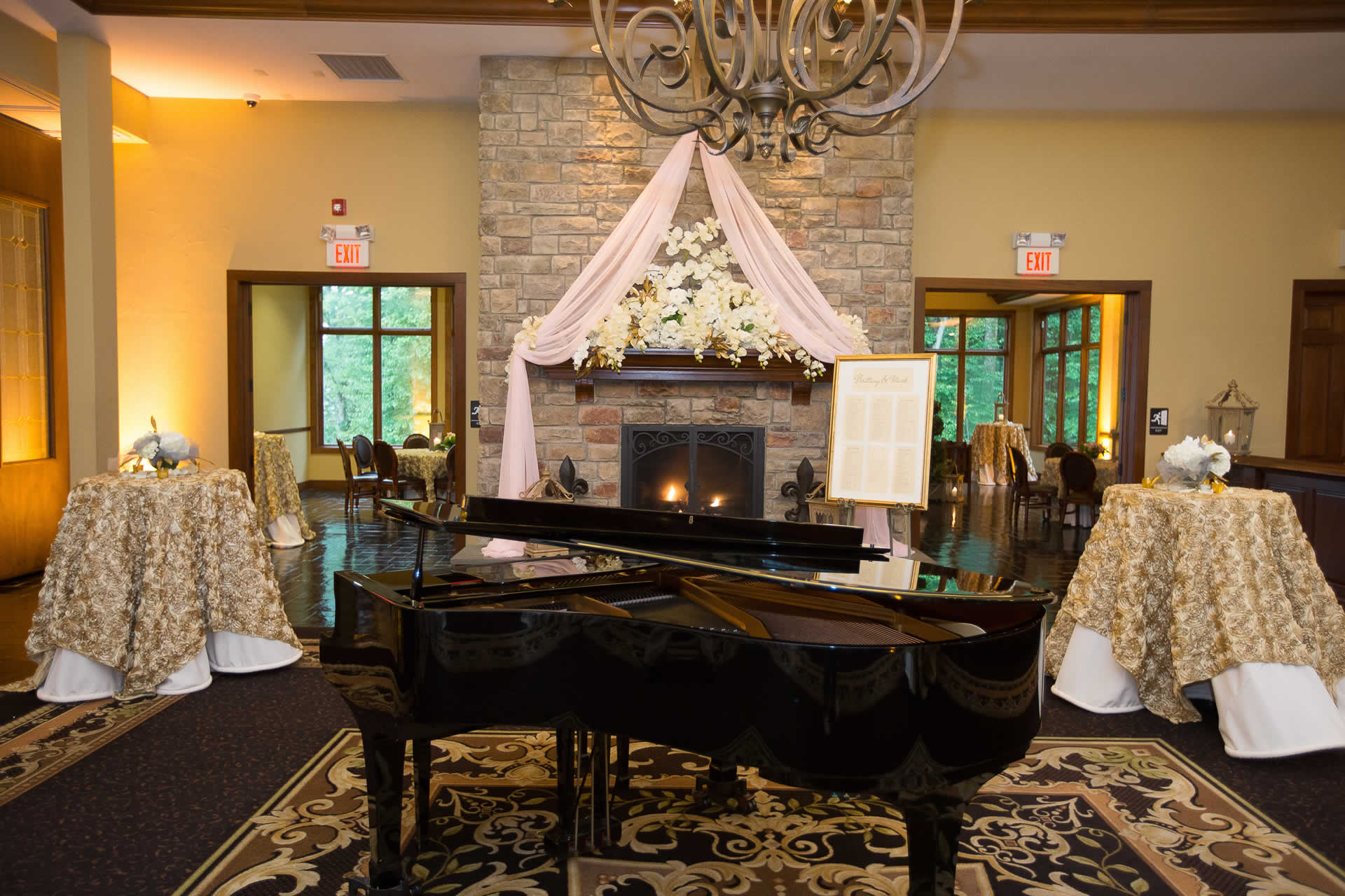 Terraview venue hall floral and decor