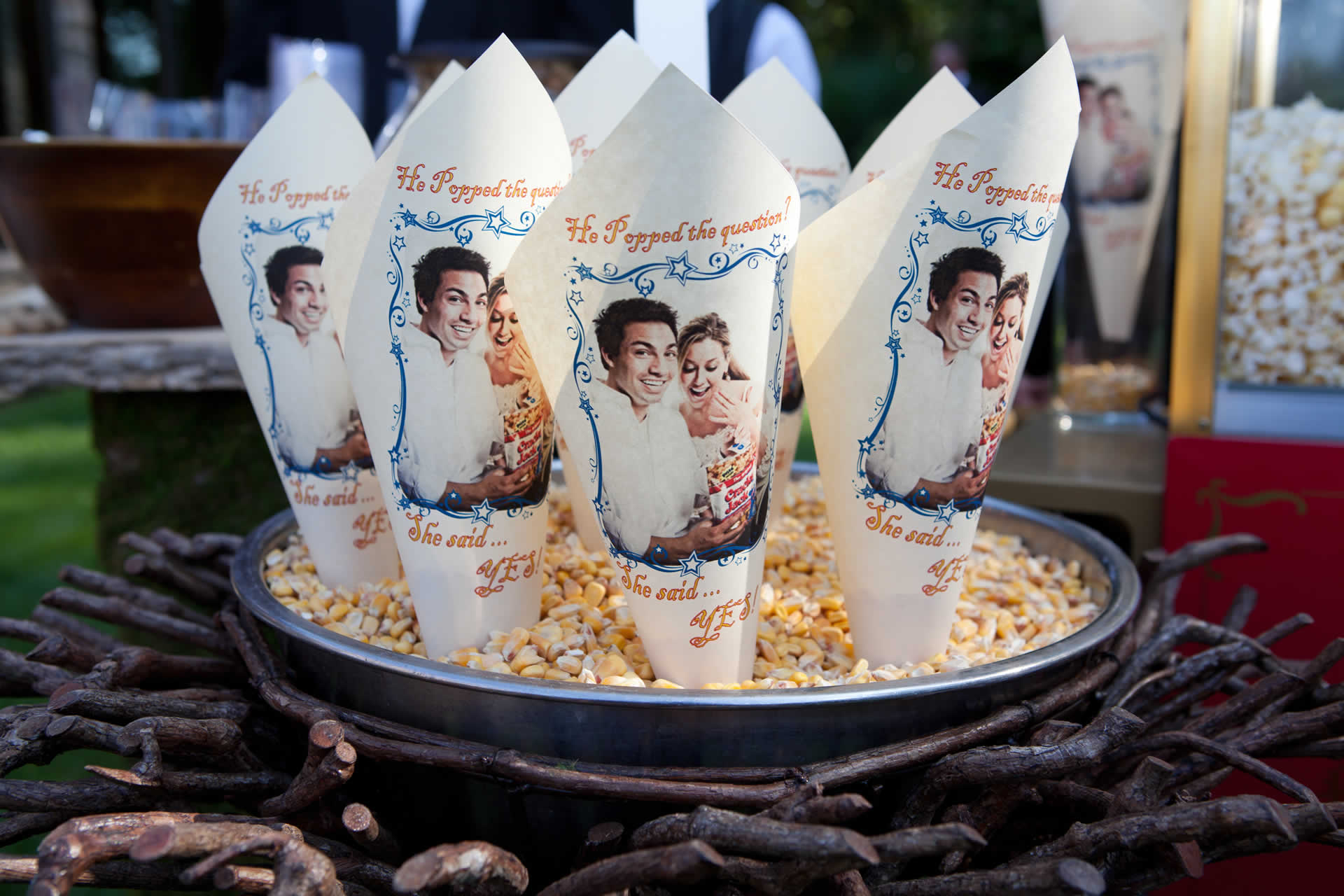 Popping popcorn station terraview