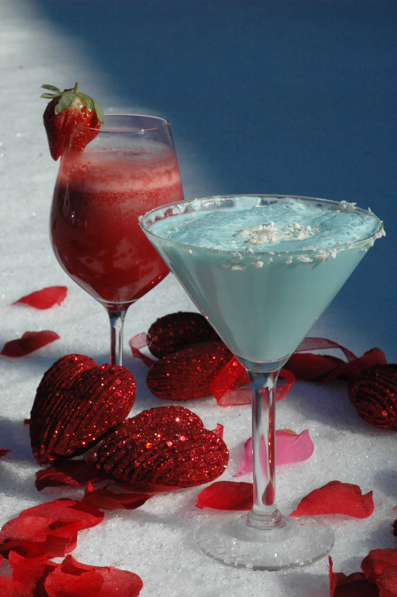 Specialty beverage in snow