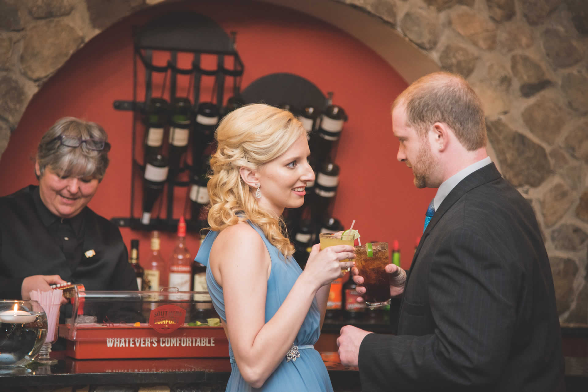 Drinks at reception ridgecrest