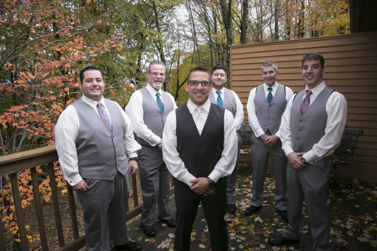 Groom and groomsmen