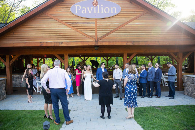 Wedding reception outdoor venue terraview